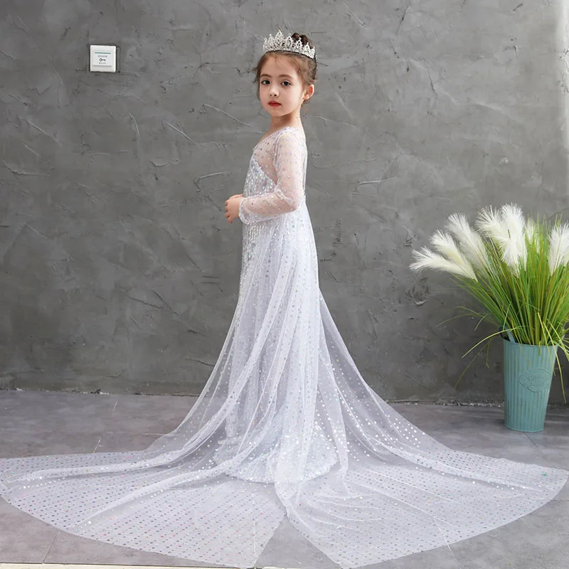 Girls Elsa dress E02-4
