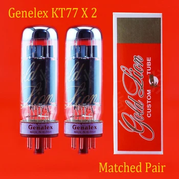 

New 2pcs Genalex - Gold Lion KT77 vacuum tubes matched pair Repalce shuguang Psvane Mullard Tung-sol EH JJ EL34