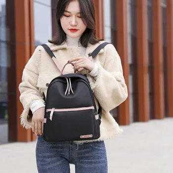 

2020 New Women's Fashion Backpack Casual Wild Lady Backpack Korean Simple Lady Backpack