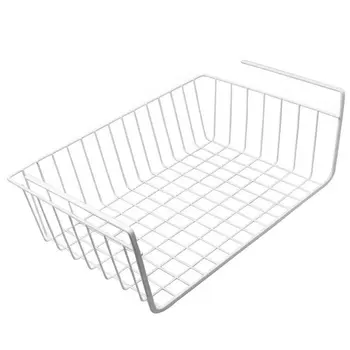 

Storage Basket Organizer Under Shelf Cabinet Rack Kitchen Hanging Holder