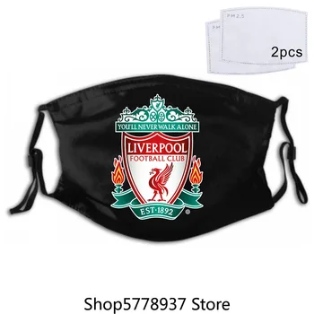 

Authentic Liverpool Full Color Logo Slimfit Mask Heather Gray S2Xl New