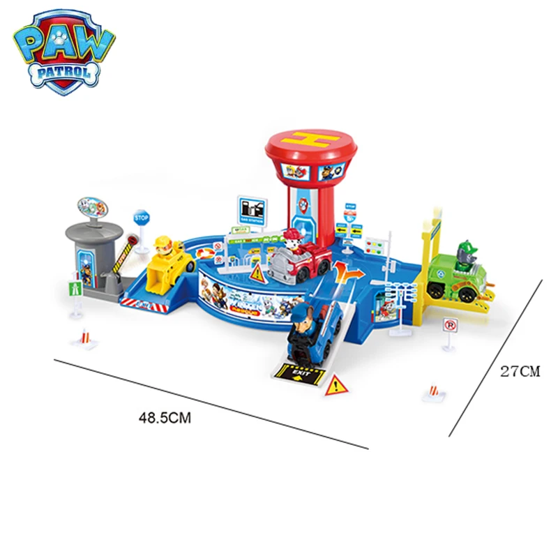 

Paw patrol Dog Parking Toy Set Patrulla Canina Anime Figure Plastic Action Figures Model Toys for Children Gift 7D08