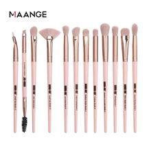 MAANGE – ensemble de pinceaux de maquillage Pro, 3/5/12 pièces, ombre à paupières, Eyeliner, brosse à sourcils, outils de mélange de beauté