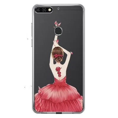 Чехол Fundas для huawei Y6 Prime ATU-L31 ATU-L42 резиновый защитный чехол с рисунком для huawei Y6 Prime - Цвет: K15