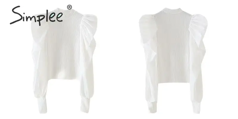 New Elegant Vintage Style 90s Blouse Puff Sleeve OC00165