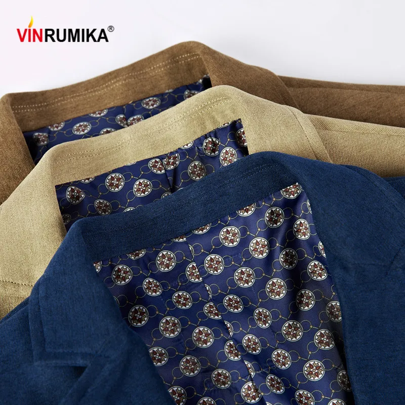 VINRUMIKA 2020 осень для мужчин среднего возраста деловой повседневный брендовый