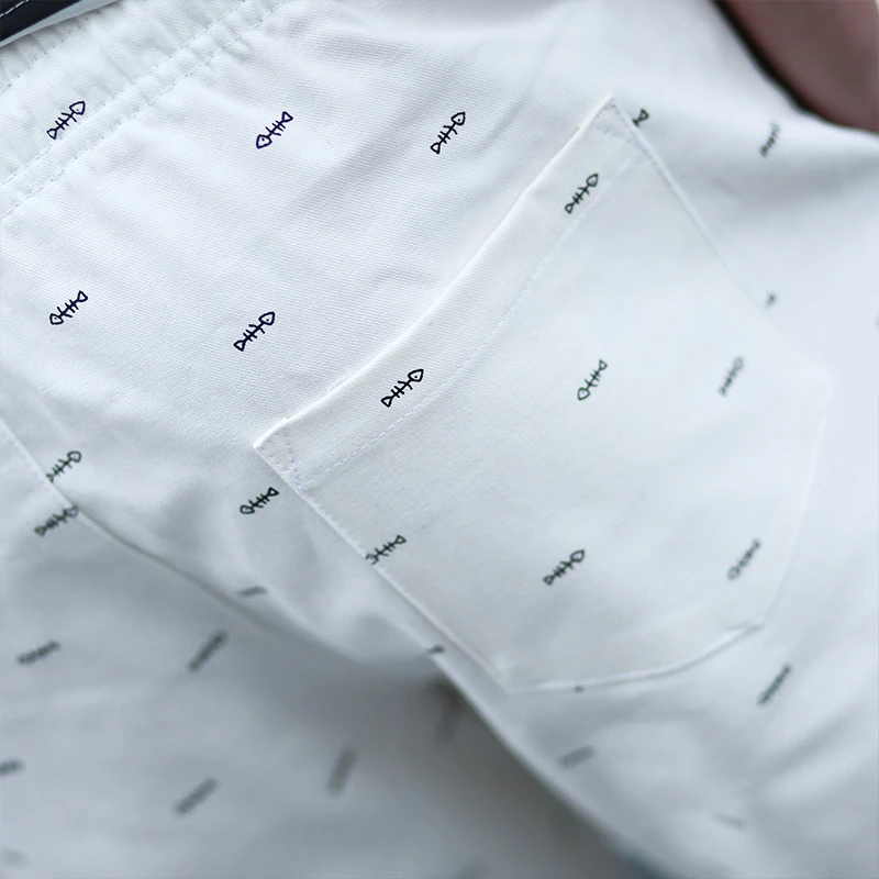 2019 New Shorts Men Quick Dry Casual Beach Shorts Homme Quality Bottoms Elastic Waist Fashion Brand Board Shorts Plus Size 5XL
