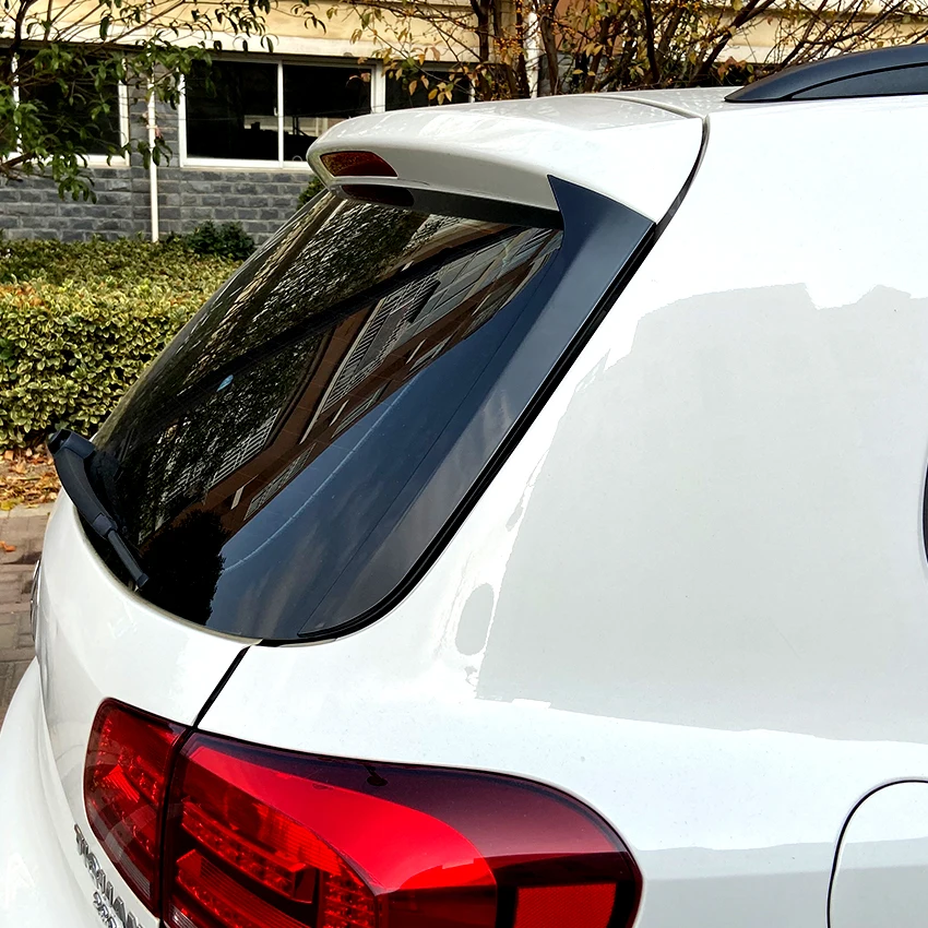 Для Volkswagen Tiguan MK1 2007 2016 флаг заднего крыла спойлеры отделка наклейки аксессуары