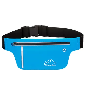

Waterproof Nylon Men Waist Bag 2020 New Fashion Unisex Fanny Pack Reflective Running Belt Waist Pack - Phone Sports Bag#110