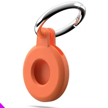 Capa protetora para airtag aircover caso protetor de silicone pára-choques caso compatível com apple airtags rastreador fivela