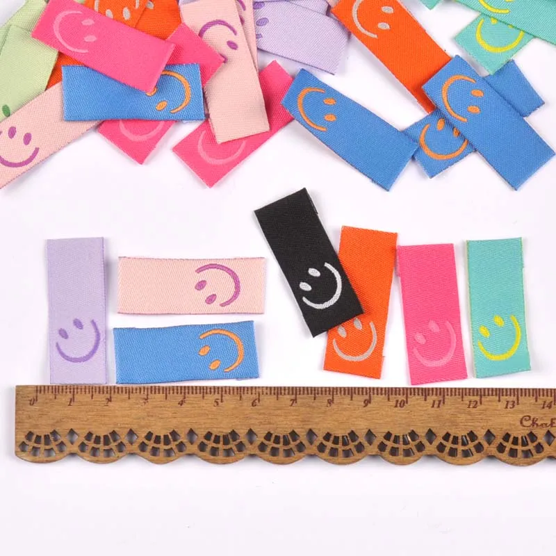 Clothing Labels Garment Labels Sewing Labels 50Pcs 8colors Embroidery Labels For Kids Care Bags Clothing Tags Garment Crafts 1.5x4cm