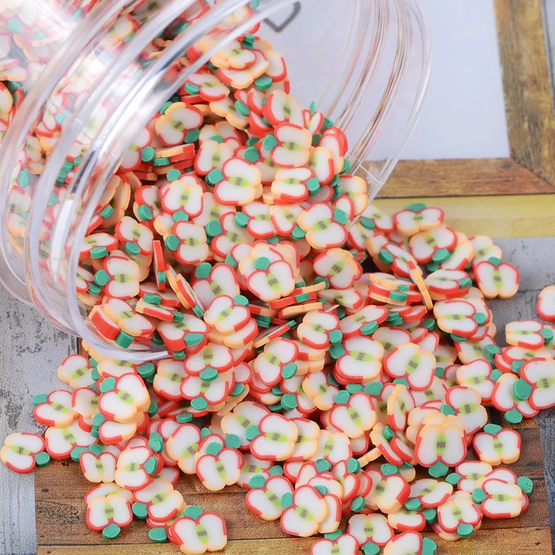 800pcs Strawberry Lemon Fruit Slices All for Slimes additives Contain Charms Fillers For Nail Art Supplies Access Decor Toy Gift