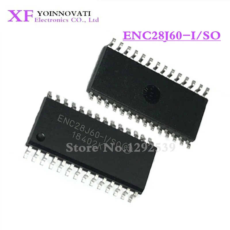 10pcs/lot ENC28J60-I/SO ENC28J60 I 28SOIC SOP-28 Best quality | Электронные компоненты и принадлежности