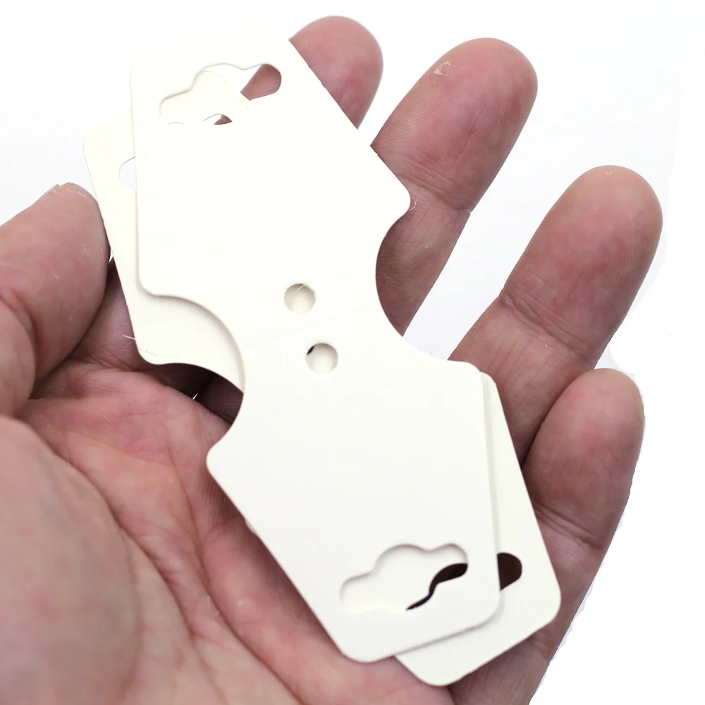 Neue 19 Stil Papier Kunststoff Ohrring Ohr Stud Ring Hängen Tag Karte Schmuck Zeigen Verpackung Karte Halter Verpackung Für halsketten – Detail 14