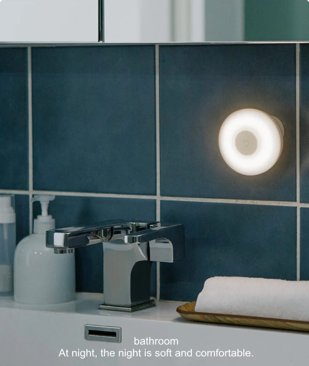 (Presale) 2019 Xiaomi Mijia Night Lamp Light 2 Generation 360 Degrees Magnetic Rotation 2 Level Brightness Adjustment (6)