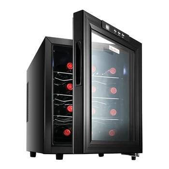 

4 Layers Red Wine Refrigerator Adjustable Thermostat Temperature Humidity Small Household Wine Cooler Refrigerator Cigar Cabinet