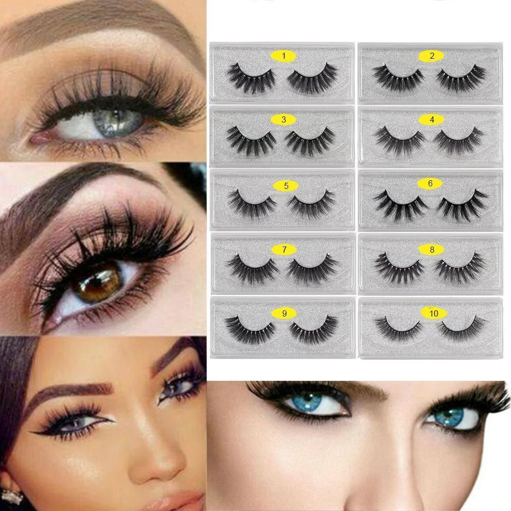 Mink Lashes Bulk Natural Mink Eyelashes Wholesale False Eyelashes Makeup Lashes False B1v9 Under Eyelash Pad Aliexpress
