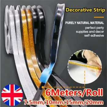 

Ceramic Tile Mildewproof Gap Tape Strong Self-adhesive 6 Meters/Roll 7.5M/10M15M/20M Waterproof Kitchen Bedroom Flashing Tape