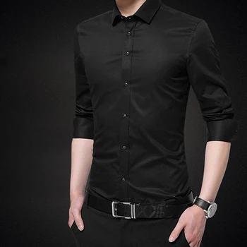 

Men Shirt Breathable Shirts Business Long Sleeve Lightweight Turn-Neck Outdoor Men'S Tops Comfortable Cotton Work Blouse Mens