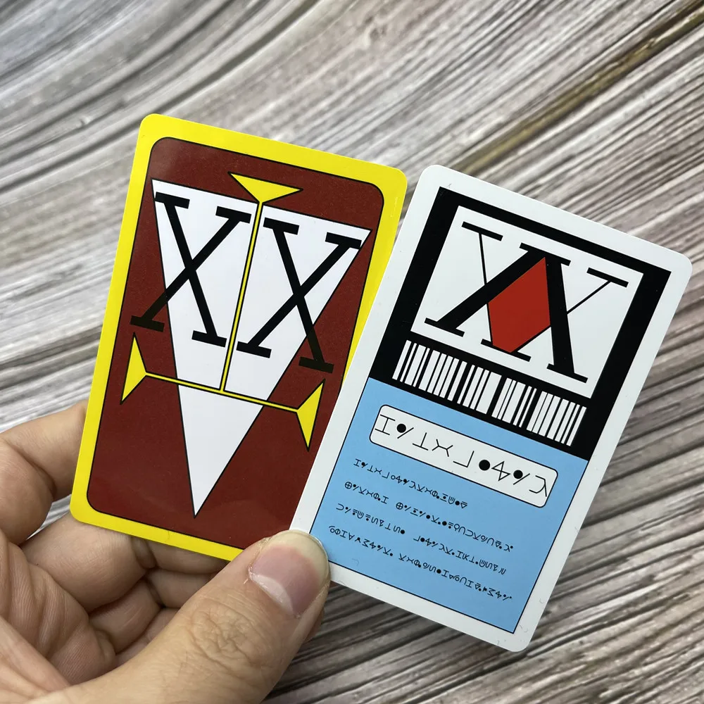 

Anime License Card GON FREECSS Cosplay Anime Hisoka Kurapika Killua Zoldyck PVC Cards Props
