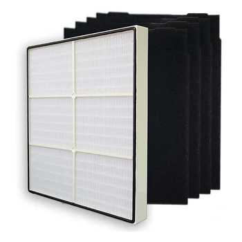 

Replacement 1 HEPA Filter + 4 Carbon Filters Compatible for Whirlpool Whispure 8171434K 1183054K 1183054 AP300 AP350