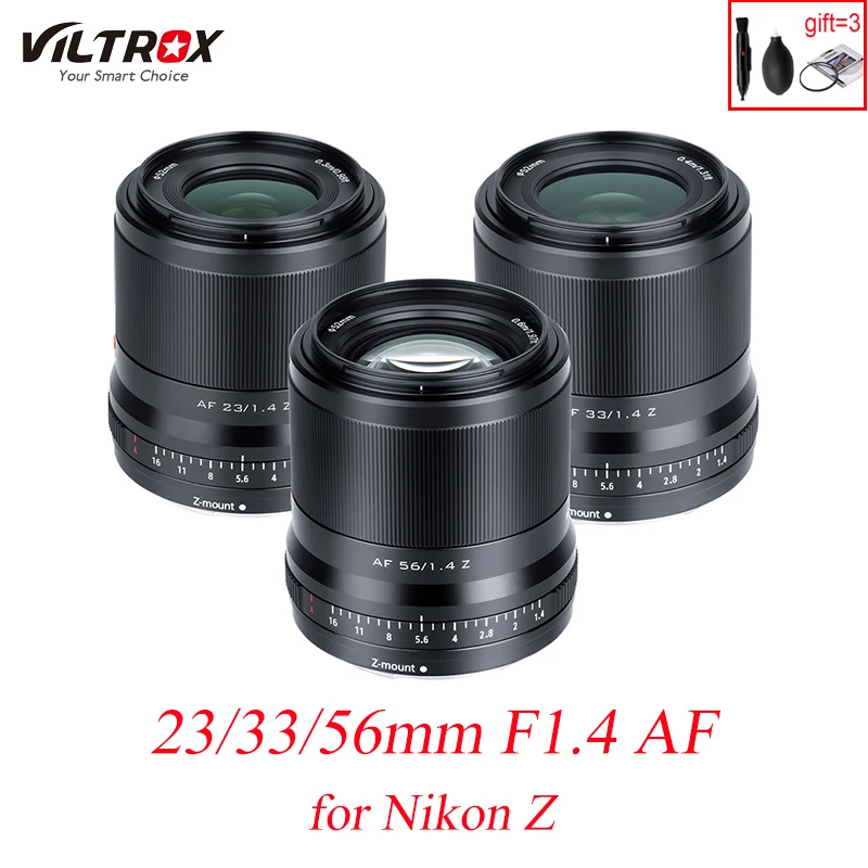 Viltrox 33mm F1.4 Autofocus Lens Compatible with APS-C Nikon Z-Mount Mirrorless Camera Z fc Z50 Z5 Z6 Z6 II Z7 Z7 II