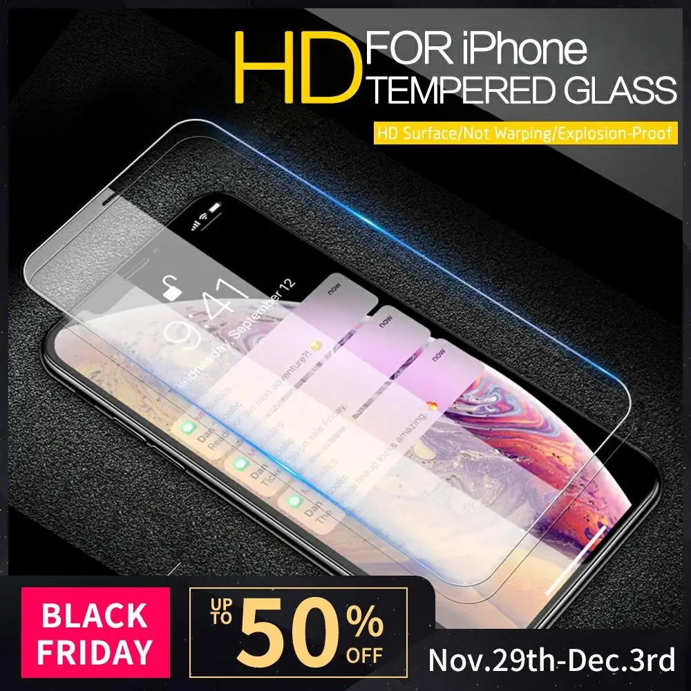

For iPhone 7 Glass For iPhone 7 8 Plus Protective Tempered Film For iPhone 7P 8P Screen Protector Front Screen Glass i7 i8