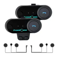 2 шт T-COM VB Bluetooth Шлем Интерком 2 всадника 800 м мотоциклетная Беспроводная гарнитура FM радио шлем интерфон