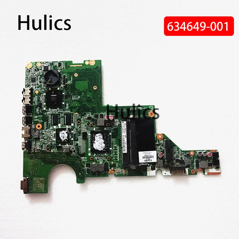 Оригинальная материнская плата Hulics для ноутбука HP compaq CQ42 G42 CQ62 G62 634649-001 DAAX1JMB8C0 i3-350M