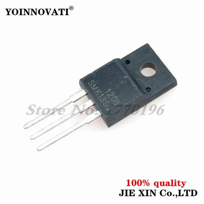 10 шт. SMK1350F 13N50 13A 500V SMK1350 TO-220F AUK MOSFET SWICHING регулятор применение | Электронные
