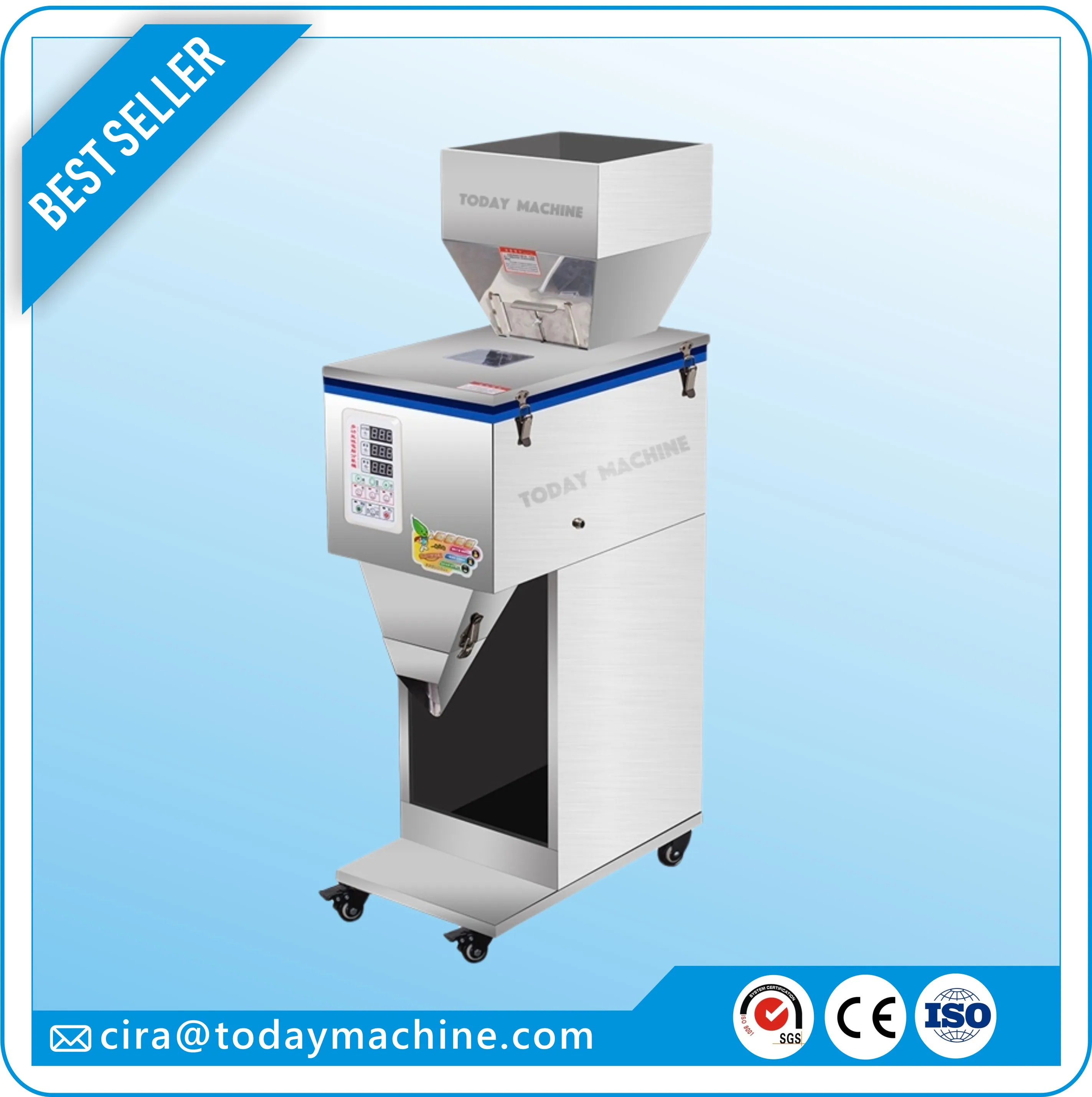 

Granule Powder Filling Machine Automatic Weighing Machine Medlar Packaging Machine for Tea Bean Seed Particle