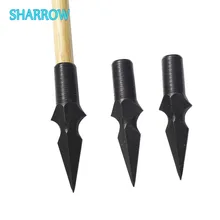 

6/12pcs Broadhead Target Points Tips Traditional Arrowhead ID8mm for Outdoor Arhcery Bow and Arrows Hunting Shooting Accessories