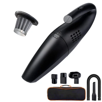 

Handheld Vacuum Cleaner,Cordless Vacuum Cleaner Rechargeable Lightweight 120W 12V Powerful Suction Wet Dry Vacuum For Home,Car C