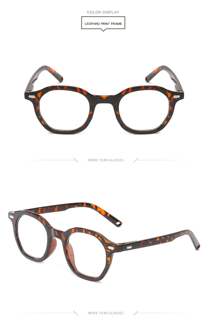 VCKA Fashion eyeglasses frame women Reading glasses Mens Plastic mirror leg Resin lenses Prescription Eyewear+1.0to+4.0 - Цвет оправы: 2