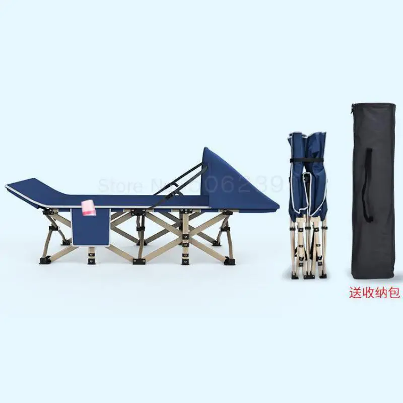 

Folding sheets people lunch bed home nap bed office portable camp bed simple reclining bed