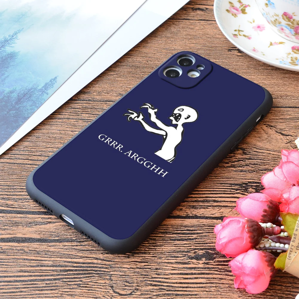 

For iPhone Grr Argh Print Soft Matt Apple iPhone Case