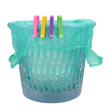 

2/10pcs Towel Hooks Bathroom Kitchen Storage Sealing Clip Wash Cloth Clip Holder Garbage Can Waste Bin Trash Bag Fixed Clip