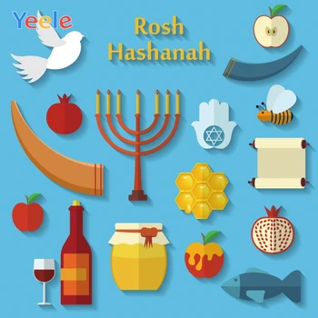 

Yeele Happy Rosh Hashanah Rave Portrait Food Honey Photography Backdrops Personalized Photographic Backgrounds For Photo Studio