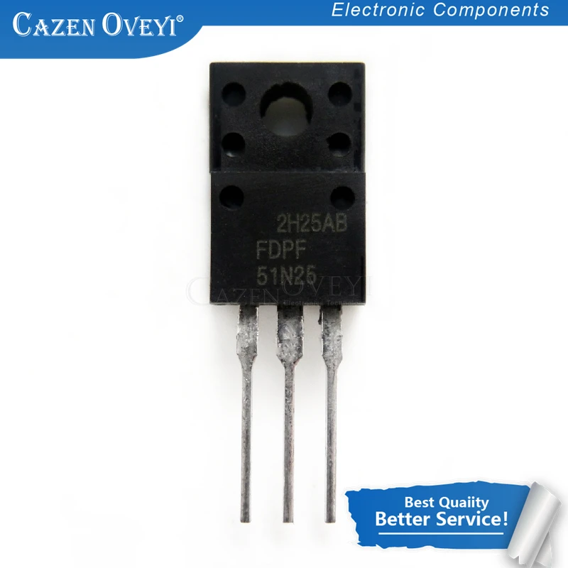 

10pcs/lot FDPF51N25 51N25 TO-220F new original In Stock