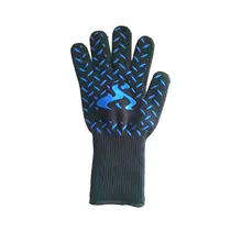 Термостойкие перчатки для приготовления пищи, выпечки, гриля, духовки, кухонные перчатки, толстые силиконовые перчатки для барбекю