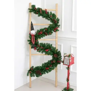 

Decoration Pine Rattan Ornaments Wreath New Year 2021 Ornaments Christmas Decorations for Home Xmas Pendant Accessories