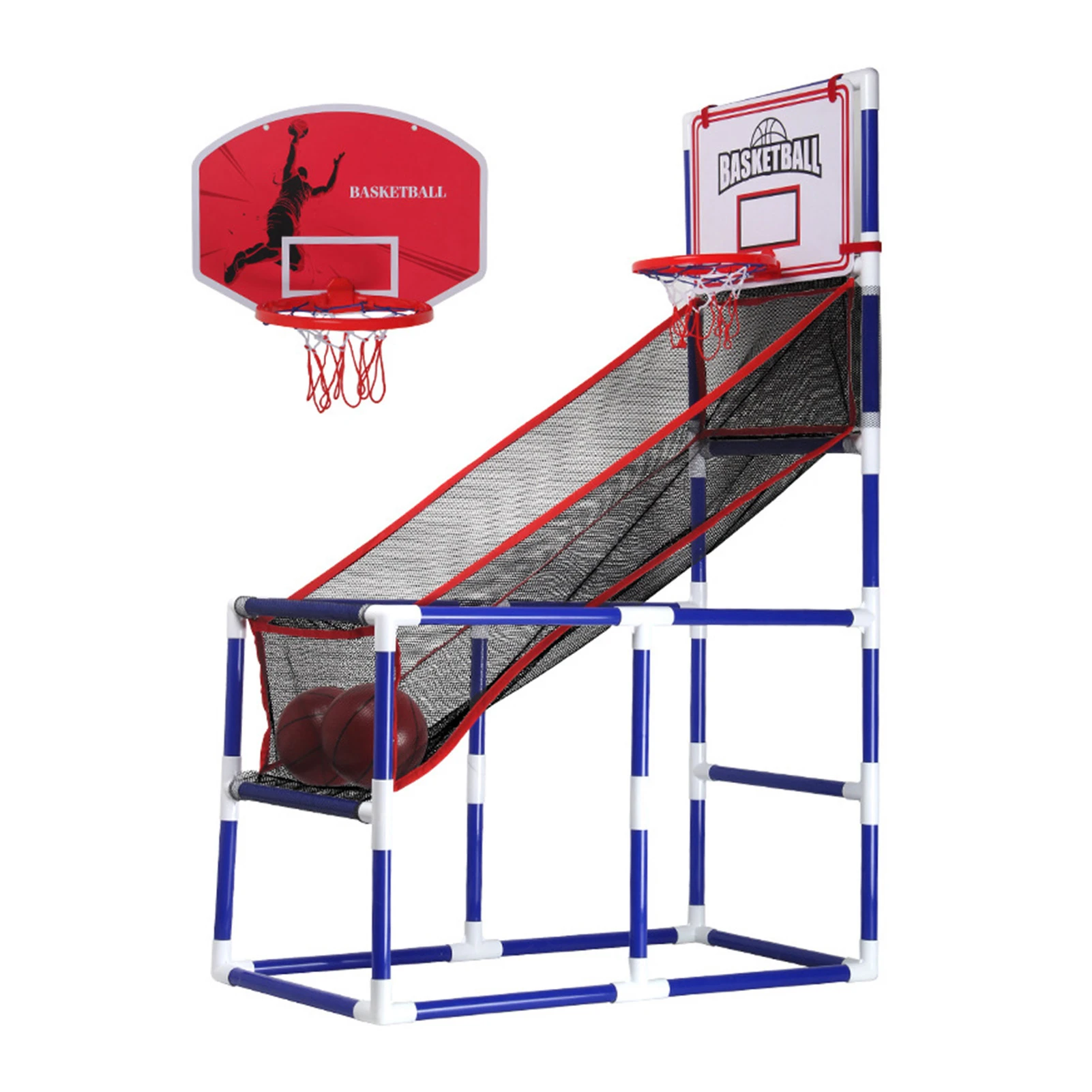 Indoor Basketball Arcade Game For Kids Children's Basketball Shooting  Machine With Punch Free Wall Mounted Basketball Grand|Basketballs| -  AliExpress