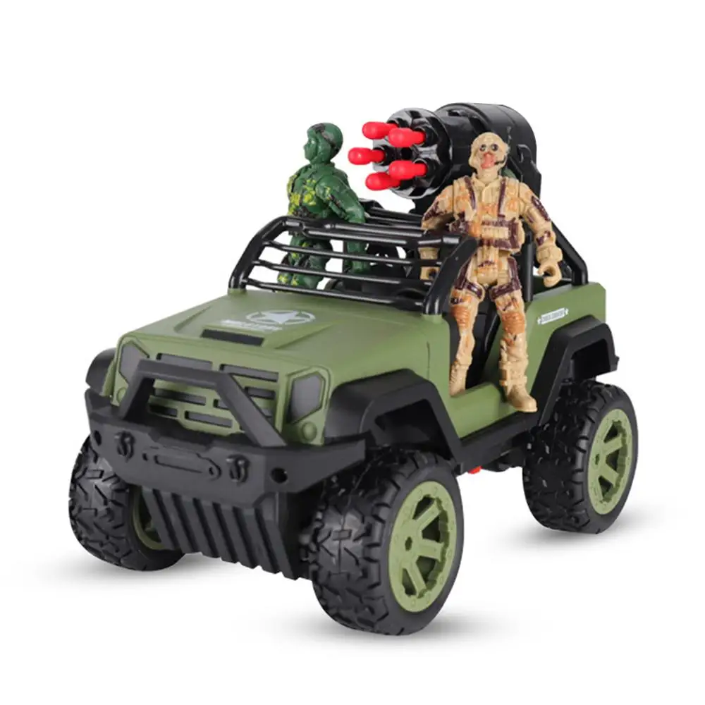 

Remote Control Warfare Military Missile Launch Car 4WD 360 Degree Rotation Side Floating RC Off-road Vehicle GIfts for Boys Kids