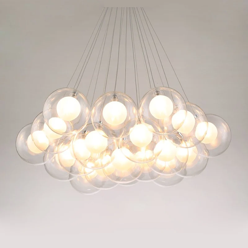 Modern Glass Light Bubble Design Miconos Pendant Lamp Chandelier Ceiling Light 