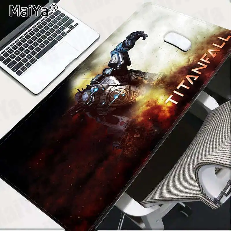 Lock Edge 40X90cm Maiya Titanfall обои Блокировка края коврик для мыши игра скорость/Управление версия большой игровой коврик для мыши - Цвет: Lock Edge 40X90cm