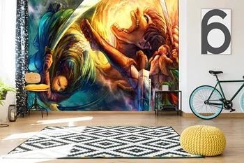

[Self-Adhesive] 3D Attack On Titan 226 Japan Anime Wall Paper mural Wall Print Decal Wall Murals Belly