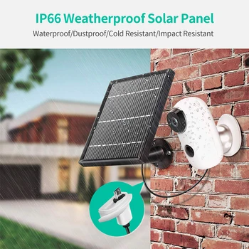 

Solar panel Rechargeable Battery 1080P Full HD Outdoor Indoor Security WiFi Camera Solar Battery CCTV Camera
