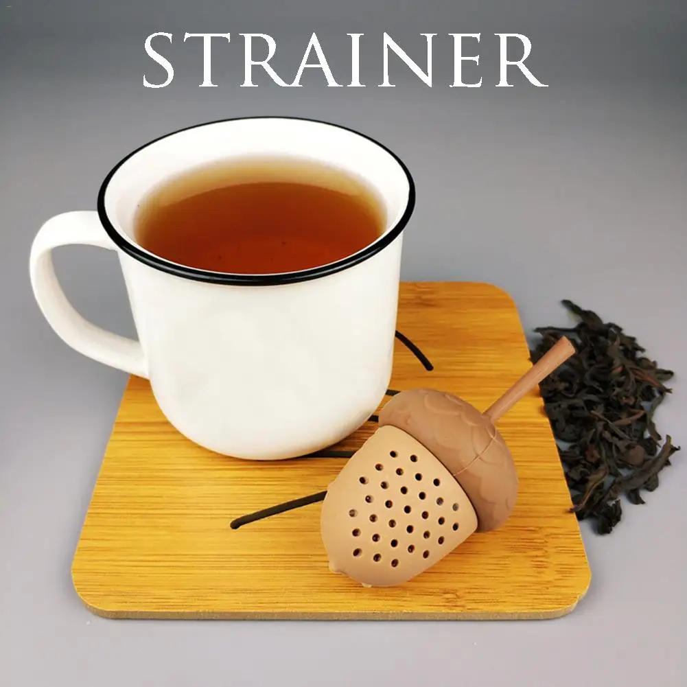 Pine Cone Shaped Tea Infuser Strainer Silicone Rubber Tea Strainer Food Grade Silicone Tea Strainer Brewing Tea Coffee