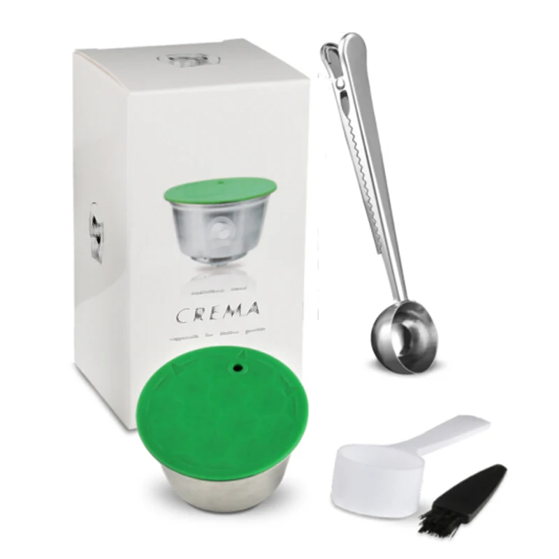 Многоразовая кофейная капсула чашка для dolcegusto 51-100 мл многоразовый фильтр Pod+ щетка