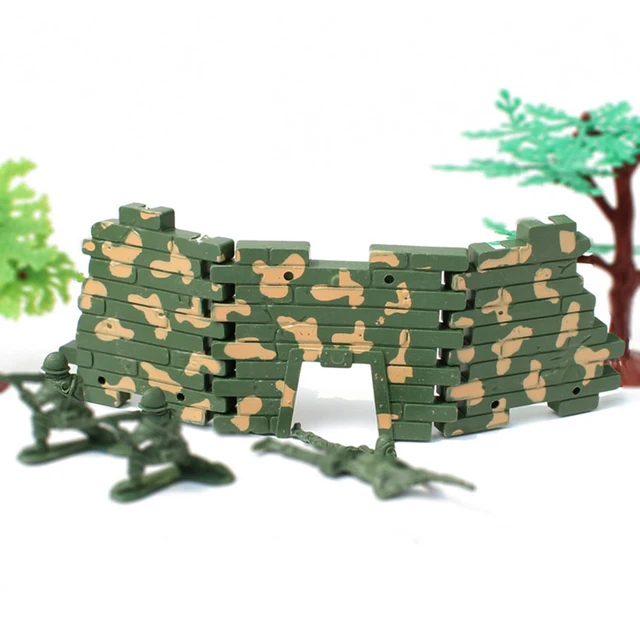 New Arrive 270 Pcs Plastic Soldier Beach Scene Model 5cm World War II Soldier Military Toy Set for Children Christmas Gift 5